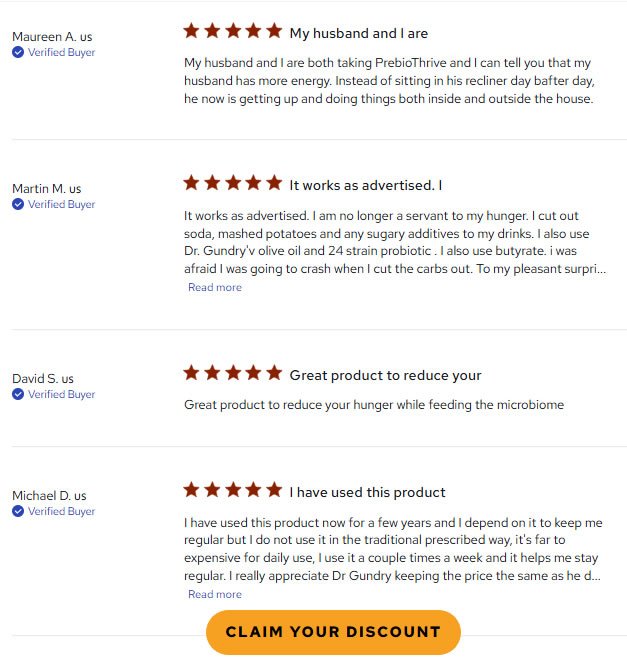 Gundry MD PrebioThrive Reviews: Does This Prebiotic Supplement Really Work?