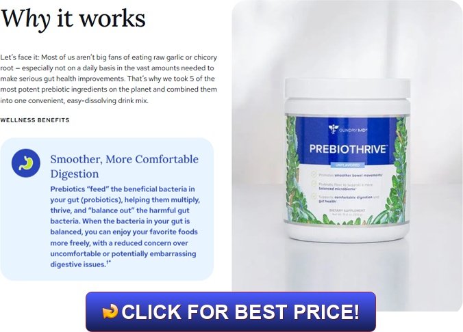Gundry MD PrebioThrive Reviews: Does This Prebiotic Supplement Really Work?